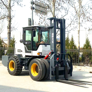 מלגזה חדשה ANXING 5 טון דיזל 4X4 לשימוש חיצוני, שטח קשה, טיפול בחומרים, טלסקופית, חקלאית, שטח, מחיר - Product Image 3