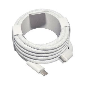 240W 5A Fast <b>Charging</b> Braid Shielded Nylon <b>Type</b>-<b>C</b> to <b>Type</b>-<b>C</b> <b>Cable</b> 2m Pure Copper Conductor Model JY-240W for iPhone Power Banks - Product Image 1