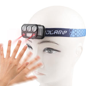 Lampe frontale LED XTE, 3 modes, rechargeable, éclairage extérieur portable avec avertissement de lumière rouge pour la randonnée et le camping - Product Image 2