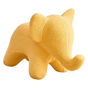 Chaise en peluche jaune en forme d'éléphant, style dessin animé, siège de salon pour enfants et adultes - Product Image 5