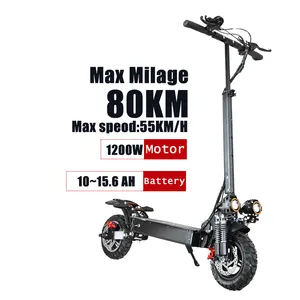 Opvouwbare Draagbare Elektrische Scooter Groothandel 10 Inch 50 Km/h Twee Wielen Volwassenen Elektrische Scooter