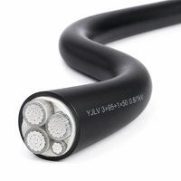 Câble d'alimentation basse tension WDZ-YJLV 0.6/1KV, aluminium XLPE PVC, non armé, pour la construction civile en vrac