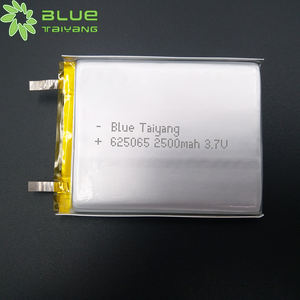 Azul Taiyang 625065 polímero de iones de litio recargable 9 25wh <span class=keywords><strong>3</strong></span> 7V 2500mAh batería de polímero de litio - Product Image 1