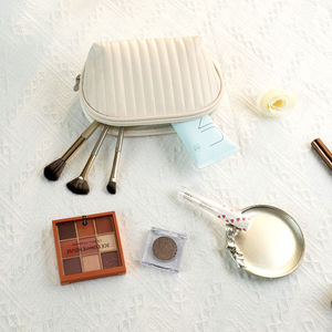 PU maquillage coquille étanche sac cosmétique sacs de lavage Fashional avec personnalisé - Product Image 2