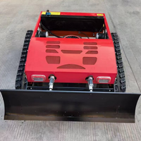 Mesin pemotong rumput rc robot otomatis Mini pisau pemotong rumput gps