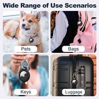 Étui rigide et sécurisé en TPU PC durable pour traceur GPS, porte-clés, étanche, autonomie de la batterie de 3 ans, coque de protection pour chiens et chats