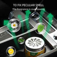 Diffuseur de parfum pour voiture au gel, parfum fruité et sucré, une variété de fragrances, peut être utilisé comme décoration de voiture