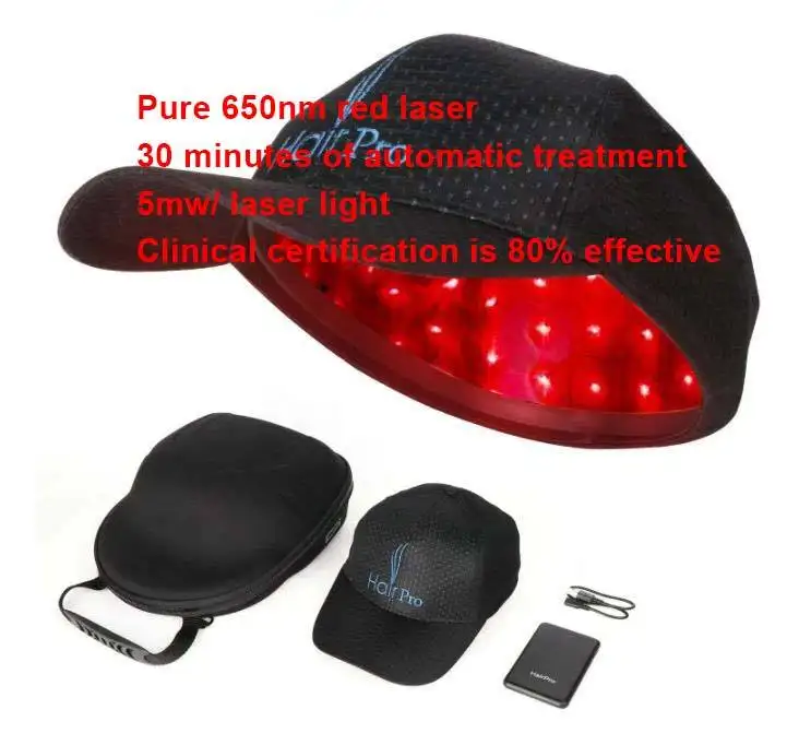 650nm最高波長赤色光療法キャップ育毛レーザー育毛レーザー赤外線野球帽家庭用