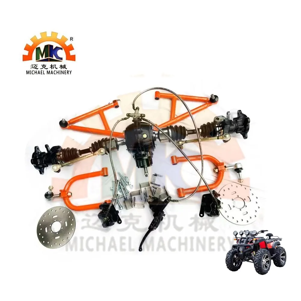 4x4 400cc Go Kart Karting UTV ATV Roller Buggy Front Differential antriebs achse mit doppelter A Swing arms Independent Suspension