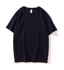 Camiseta de algodón de fibra larga con logotipo personalizado, camiseta de aire acondicionado, ropa de trabajo de cuello redondo, ropa de clase estampada, camiseta Cultural - Product Image 6