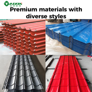 Hiện đại 0.5mm chống cháy chống ăn mòn sóng prepainted galvalume thép mái ngói màu sắc đặc biệt Chứng Khoán bên ngoài lớp phủ - Product Image 3