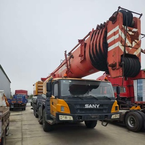 SANY New Boom Truck Mounted <b>Cranes</b> 50ton 100 Ton 130 Ton 160 Ton Manual Mobile <b>Crane</b> with Spare Parts - Product Image 1