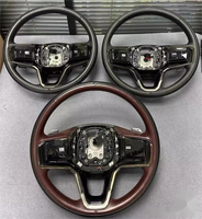 Volant de voiture en cuir noir complet pour Land Rover Discovery 5 L462 Discovery Sport L550 pour Range Rover Evoque P300e