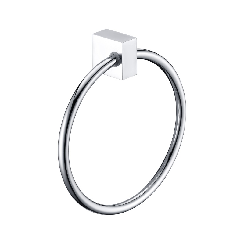 Unique Design of Hotel Shower Room with Brass Material Towel Ring Bracket Bathroom Accessories Wall Mounted Circular Towel Ring