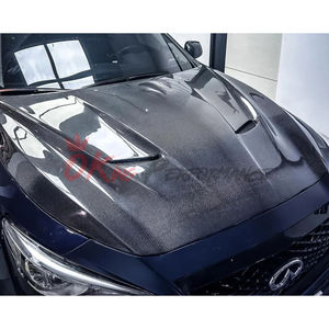 En stock Q50 Capot moteur en fibre de carbone forgée pour Infiniti Q50 Q50S 2013-2024 - Product Image 5