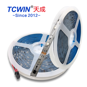 Tcwin 2025 New Coming 5V nội bộ IC điều khiển 5050 RGB <span class=keywords><strong>LED</strong></span> Strip ánh sáng cho cảnh quan không có giảm cân của độ sáng Xu hướng thiết bị điện tử - Product Image 4
