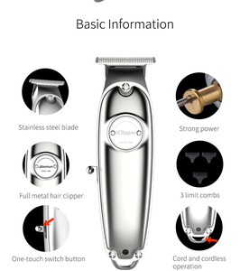 IClipper-I4 Gold Wireless Barber Machine Professional Hair Cut Machine Cordless Salon Electric Men <strong>Trimmer</strong> - Product Image 3