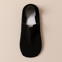 Chaussettes pour femmes en cachemire tricoté, imprimées par transfert thermique, couleur unie, invisibles, antidérapantes en silicone, nouvelle collection automne