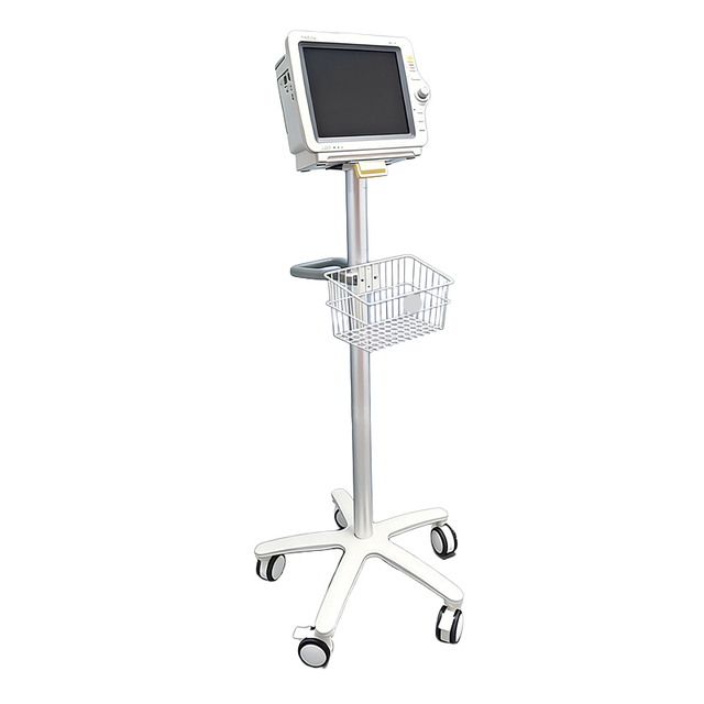 MN-RT024 Aluminum Alloy Medical Monitor Trolley Mobile Patient Monitor Stand