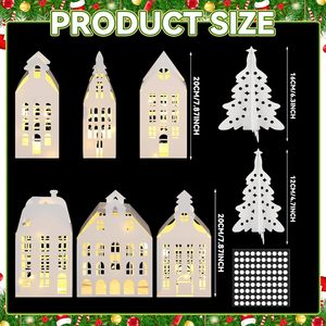 Pequeña Lámpara de Viento Metálica Estilo Jardín, Portavelas Navideño para Decoración del Hogar y la Casa, Artículos Festivos para las Fiestas - Product Image 6