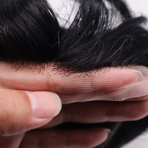 Invisibile e Durevole Tedesco Del Merletto Toupee Dei Capelli Densità 120% Sistema di Sostituzione Dei Capelli degli uomini - Product Image 6