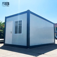 Assemblage de maison mobile Cabine plate prête à l'emploi Préfabriqué Modulaire Portable Bureau Pod Hôtel Conteneur préfabriqué Petite Maison