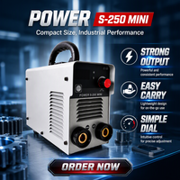 Sarc200 MINI 250 MINI Poste à souder numérique à courant continu (DC) à l'arc 220V VRD Anti-adhérent Portable Mini MMA