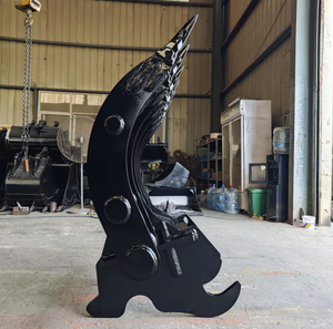 RSBM Râteau à racines pour excavatrice de 15 tonnes, modèle WBM150, style CAT, avec supports spéciaux pour le défrichage - Product Image 2