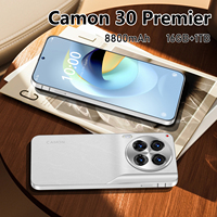 Camon 30 Premier Smartphone d'urgence 8000 mAh Écran AMOLED 7,3 pouces 120 Hz Appareil photo 108 MP 16 Go + 1 To 5G Double SIM Radio d'urgence Reconnaissance faciale