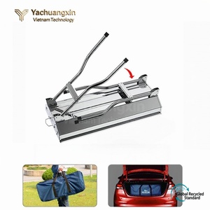 Iron Outdoor Charcoal Grill Folding <b>BBQ</b> Stove with Tool Holder 35.5cm X 10.5cm for Portable Cooking - Product Image 2