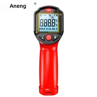 Pistola de Temperatura Infrarroja sin Contacto con Apuntador Láser Multipunto, Pantalla LCD Retroiluminada y Apagado Automático; Modelo TH202 para Uso Industrial