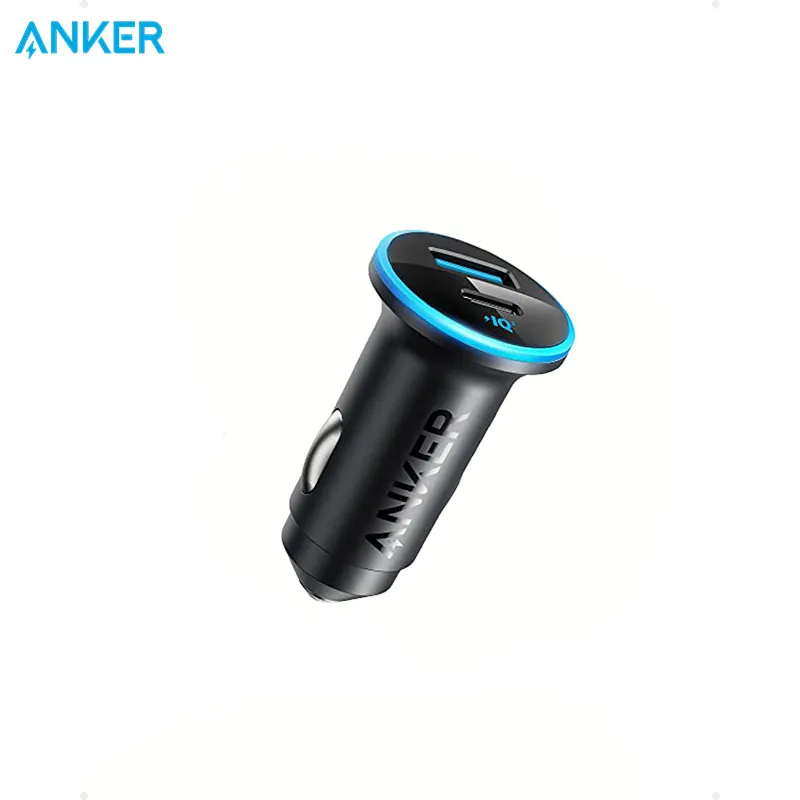 Anker 323 Auto 52.5W Sigarettenaansteker Oplader Usb C Snellader Adapter Voor Iphone 15 14 13 Samsung Galaxy S23/22 Pixel