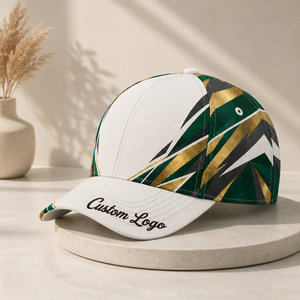 หมวกเบสบอลปักโลโก้ 3 มิติ แบบกำหนดเอง 6 แผง ปรับขนาดได้ สายรัดแบบ Snapback ผ้าคอร์ดูรอย โพลีเอสเตอร์/คอตตอน สำหรับทุกเพศ สวมใส่สบายๆ สไตล์สปอร์ต สีขาว - Product Image 1