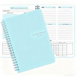 Planificadores y Organizadores al por Mayor 2025, Planificador Diario Espiral, Agenda Semanal y Mensual, Cuaderno A5, Agenda sin Fecha - Product Image 1