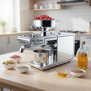 เครื่องสกัดน้ำมันดอกทานตะวันอัตโนมัติ เครื่องทำน้ำมัน เครื่องบีบน้ำมันเมล็ดขนาดเล็ก สำหรับเชิงพาณิชย์ - Product Image 1