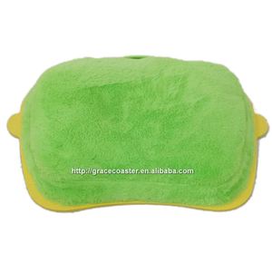 โต๊ะวางแล็ปท็อปพับได้อเนกประสงค์รูปทรงแฮมเบิร์กสำหรับเขียนหนังสือวาดรูปทานอาหารพร้อมเบาะ - Product Image 3