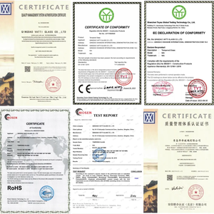 زجاج بصري دائري مخصص زجاج تلسكوب فارغ زجاج بورسليكات عالي مقاومة للحرارة العالية زجاج كوارتز - Product Image 6