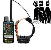 GPS tactique ESEEK pour chiens de chasse : Balise LED vision nocturne (200lm) + Mode suivi du sang et personnalisation robuste