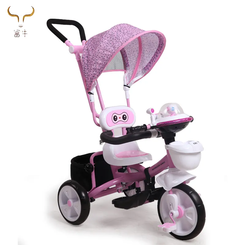 new model Three AIR wheeler kids trike children triciclo/baby walking tricycle for 2 to6 years / hot item plastic tricycle kids
