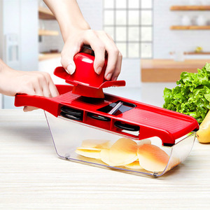 Hot Selling <b>Multifunction</b> <b>Vegetable</b> <b>Cutter</b> Manual Kitchen with Steel Blade Slicer - Product Image 4