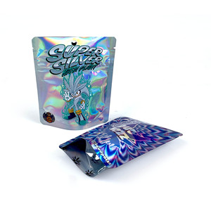 Tùy chỉnh in 3.5g mùi bằng chứng túi nắp kéo nhựa bao bì Mylar túi ba chiều mềm cảm ứng dây kéo túi - Product Image 1