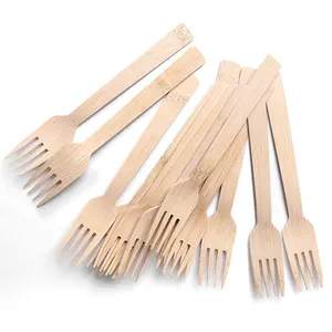 Conjunto de talheres de bambu ecológicos, colher de bambu, garfo e faca, conjunto de talheres de bambu reutilizáveis