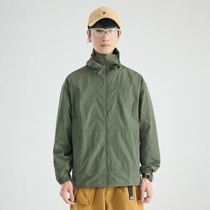 Chaqueta de verano para hombre y mujer, nuevo estilo informal, Color sólido, Anti-UV, nailon, transpirable, cuello levantado, fino, holgado, con cremallera frontal - Product Image 2