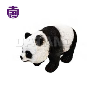 Lumière LED en fibre de verre 3D en forme de panda, adaptée à la décoration de jardin en extérieur, à l'éclairage paysager de parc et à la décoration de cour - Product Image 3