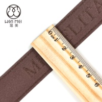 Bande élastique jacquard en nylon brillant pour sous-vêtements, largeur personnalisée 25 mm, avec logo imprimé, antidérapante, pour bretelles de soutien-gorge, livraison gratuite