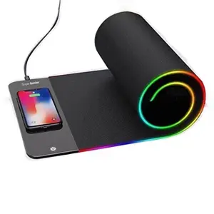 لوحة فأرة كبيرة LED RGB, 7 ألوان ، USB ، سلكية ، إضاءة ألعاب ، إضاءة خلفية ، لوحة ماوس للكمبيوتر المحمول ، حصيرة