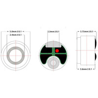 Naiertaidacent — écouteurs bluetooth avec diaphragme en graphite TWS, 16ohm, 3mW, 5mm, convient au Sport, oreillettes sans fil