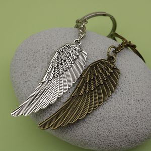 Llavero Portamonedas con Diseño de Alas de Ángel en Aleación de Zinc Plateado Antiguo de 55x19mm, Grabado en Relieve, para Mujer, Modelo 2026 Coolter - Product Image 5