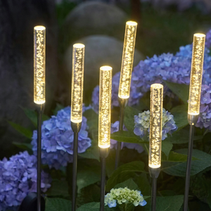 Lampe solaire LED en acier inoxydable, petite, multicolore, avec détecteur de mouvement, étanche IP65, pour jardin, paysage extérieur, parc, projets hôteliers - Product Image 1