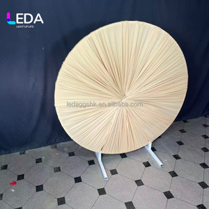 LEDA Simple Classic Wedding Decoration Round Metal Ring for Drapery Wedding Stage Decoration for Events Proposal Engagement - Product Image 5
